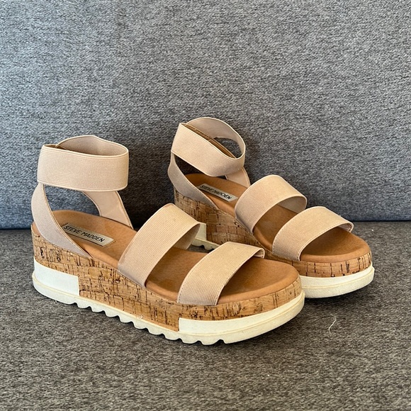 Steve Madden Bandi Platform sandals size 8 - Picture 1 of 1